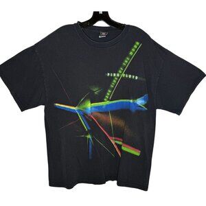 Pink Floyd Dark Side Of The Moon T-Shirt Anthill Rockware Vintage Black Large